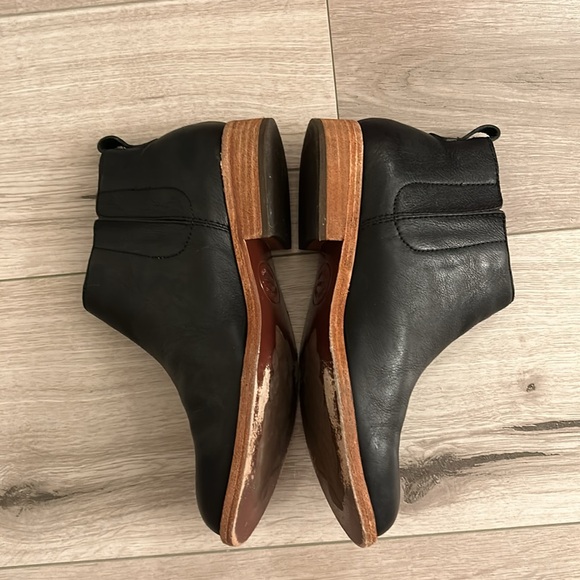 Kork-Ease Black Leather Velma Ankle Boots - Picture 6 of 10